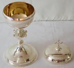 French Silver Ciborium